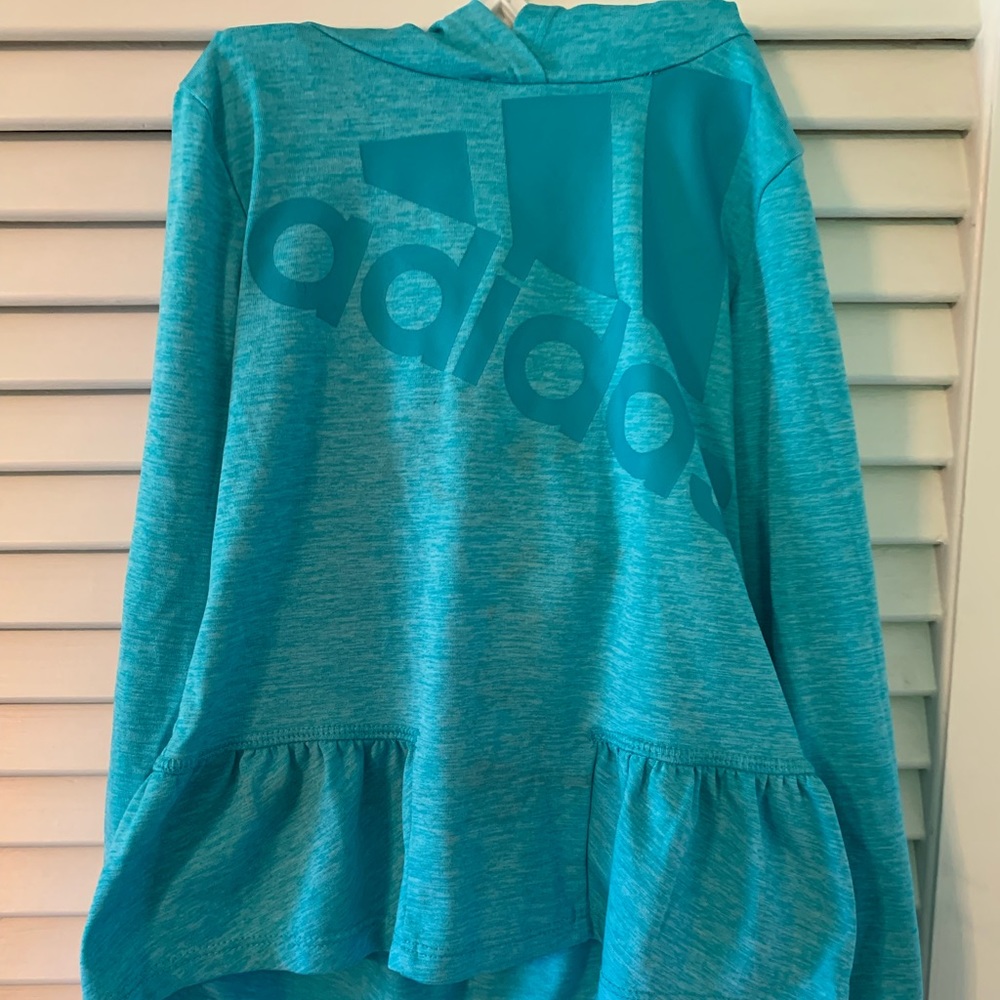Girl ADIDAS Pull Over w/ hood - Picture 1 of 3
